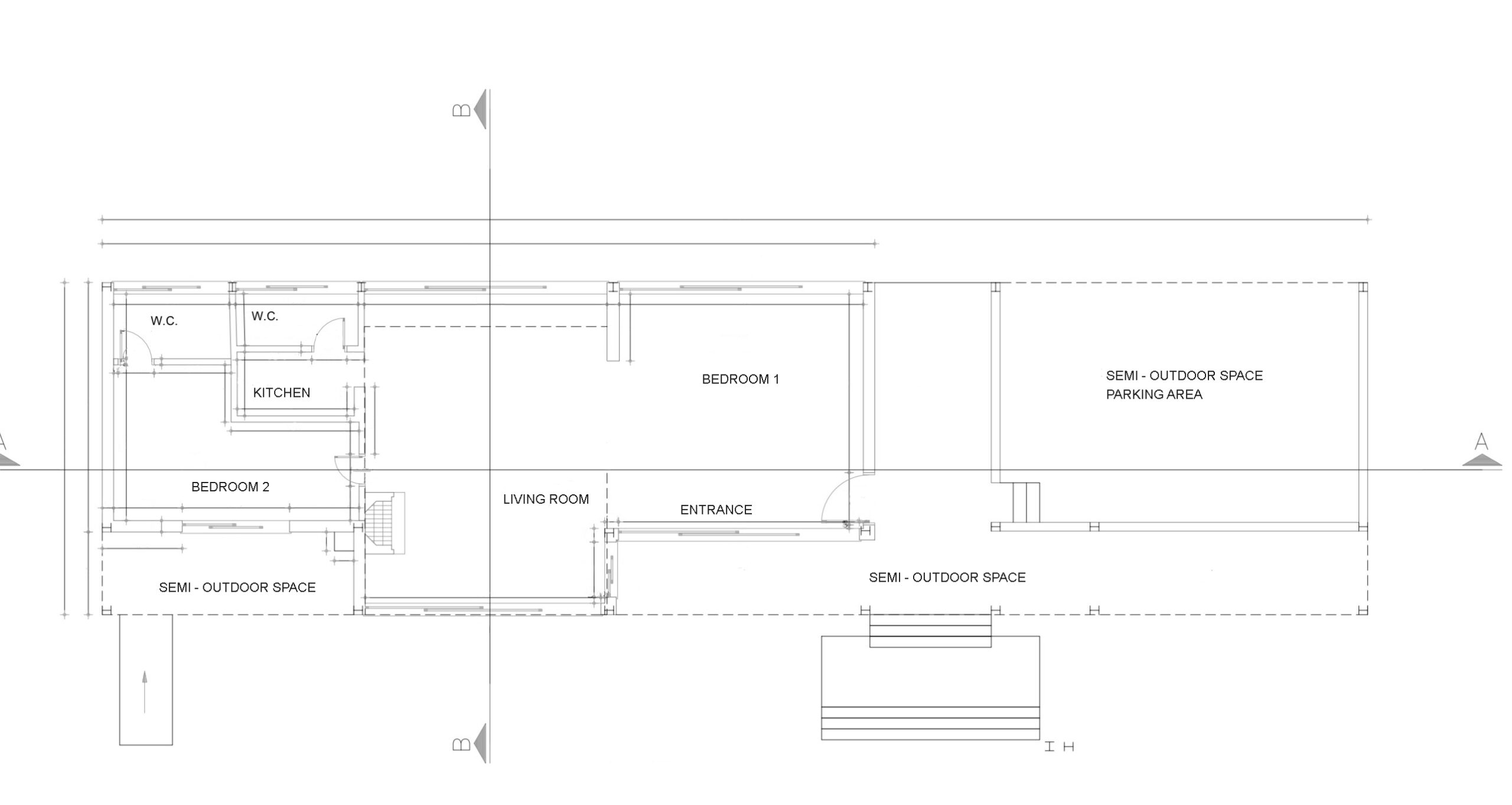 Floor plan of the building